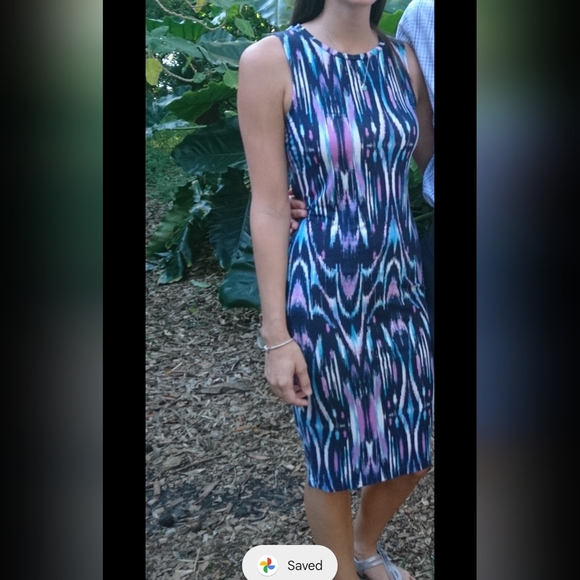 Apt 9 Multicolor Sleeveless Dress - Picture 1 of 5